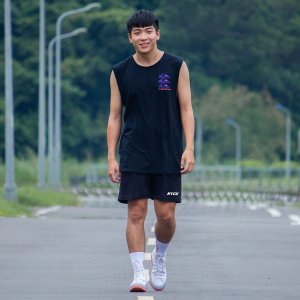 【絕版出清，售完10件起做】NYCU休閒有型棉短褲_黑